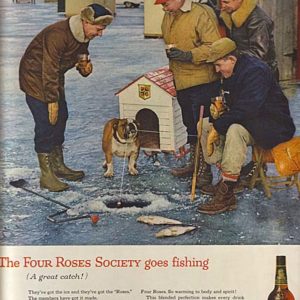 Four Roses Whiskey Ad March 1960