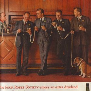 Four Roses Whiskey Ad May 1960