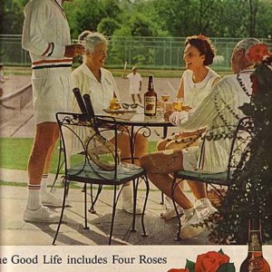 Four Roses Whiskey Ad May 1961