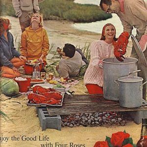 Four Roses Whiskey Ad October 1961