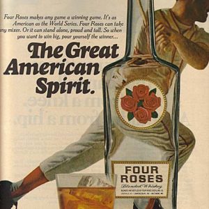 Four Roses Whiskey Ad October 1968