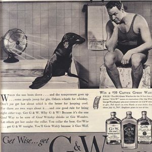 G & W Whiskey Ad June 1937