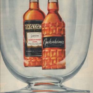 Guckenheimer Whiskey Ad 1954