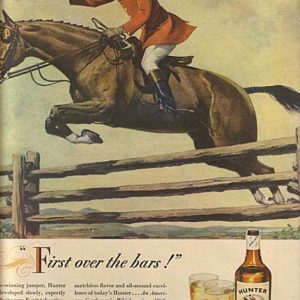 Hunter Whiskey Ad 1946