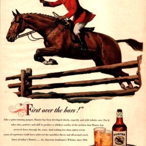 Hunter Whiskey Ad 1947