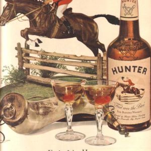 Hunter Whiskey Ad 1948