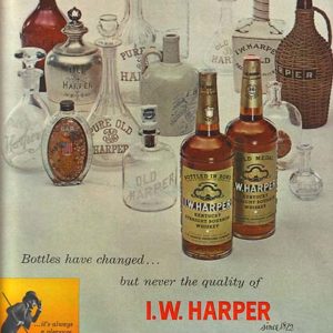 I.W. Harper Bourbon Whiskey Ad 1962