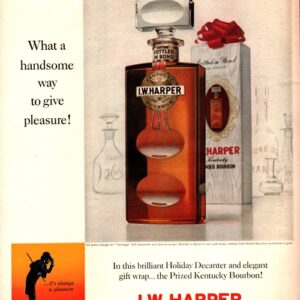 I.W. Harper Bourbon Whiskey Ad 1963