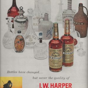 I.W. Harper Bourbon Whiskey Ad 1964