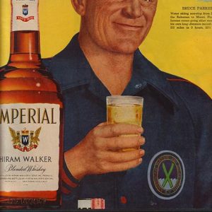 Imperial Whiskey Ad 1955