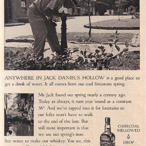 Jack Daniels Whiskey Ad 1963