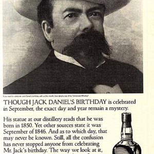 Jack Daniels Whiskey Ad 1995