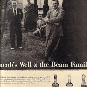 Jim Beam Bourbon Whiskey Ad 1960