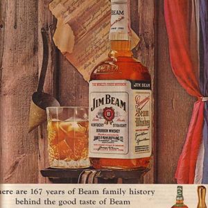 Jim Beam Bourbon Whiskey Ad 1962