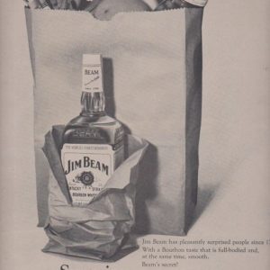 Jim Beam Bourbon Whiskey Ad 1967