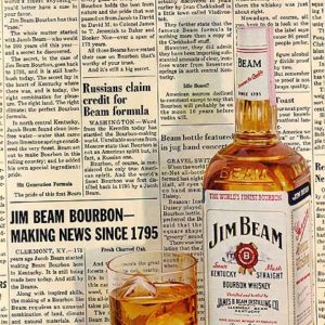 Jim Beam Bourbon Whiskey Ad 1968