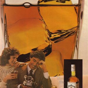 Jim Beam Bourbon Whiskey Ad 1983