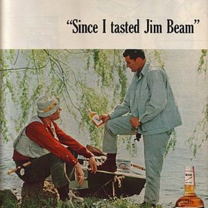 Jim Beam Bourbon Whiskey Ad April 1965