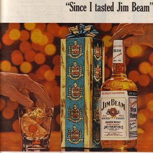 Jim Beam Bourbon Whiskey Ad December 1964