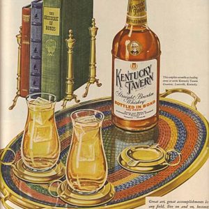 Kentucky Tavern Bourbon Whiskey Ad 1947