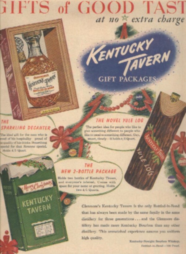 Kentucky Tavern Bourbon Whiskey Ad 1949