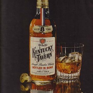 Kentucky Tavern Bourbon Whiskey Ad 1961