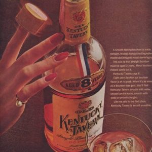 Kentucky Tavern Bourbon Whiskey Ad 1965