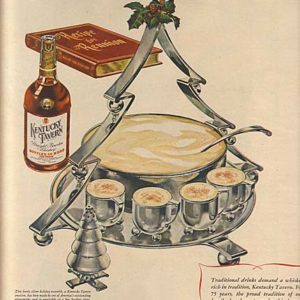 Kentucky Tavern Bourbon Whiskey Ad December 1946