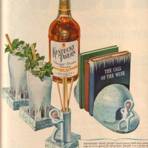 Kentucky Tavern Bourbon Whiskey Ad July 1946