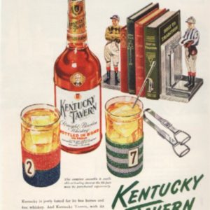 Kentucky Tavern Bourbon Whiskey Ad May 1948