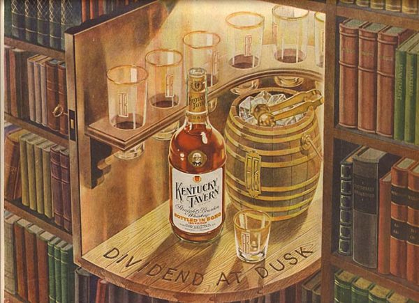 Kentucky Tavern Bourbon Whiskey Ad October 1945