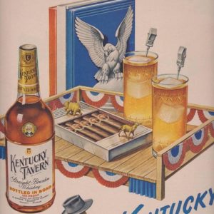 Kentucky Tavern Bourbon Whiskey Ad October 1948