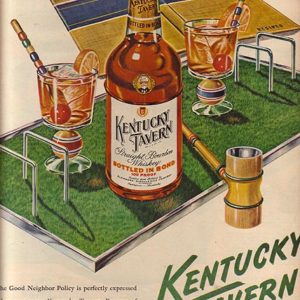 Kentucky Tavern Bourbon Whiskey Ad September 1948