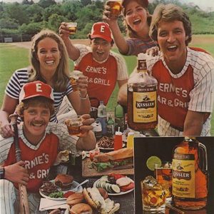 Kessler Whiskey Ad 1985