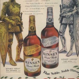 Kinsey Whiskey Ad December 1948