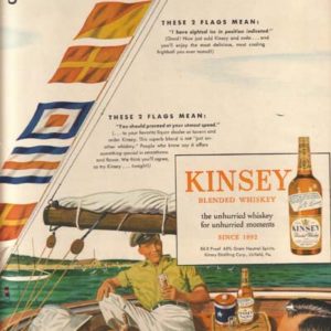 Kinsey Whiskey Ad July 1946