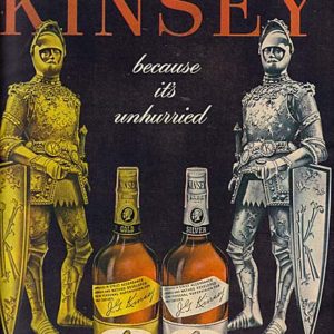 Kinsey Whiskey Ad June 1948