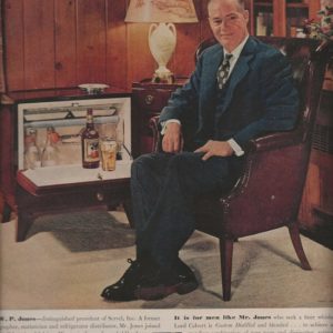 Lord Calvert Whiskey Ad 1953