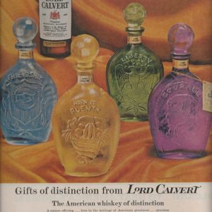 Lord Calvert Whiskey Ad 1961