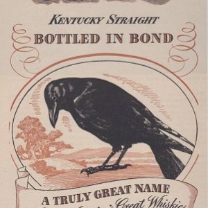 Old Crow Bourbon Whiskey Ad 1946