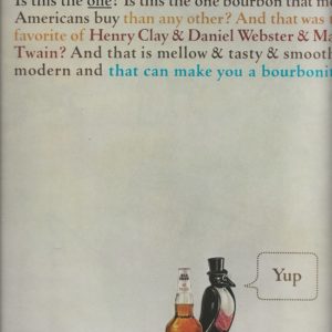 Old Crow Bourbon Whiskey Ad 1964