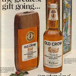 Old Crow Bourbon Whiskey Ad November 1967