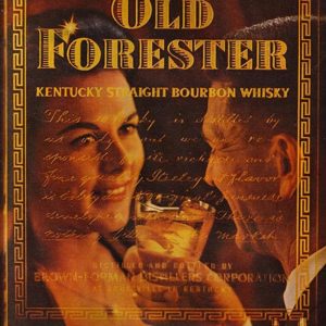 Old Forester Bourbon Whiskey Ad 1961