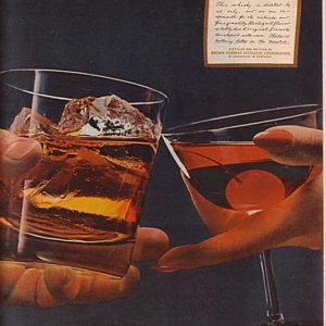 Old Forester Bourbon Whiskey Ad 1964