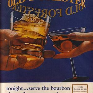 Old Forester Bourbon Whiskey Ad 1965