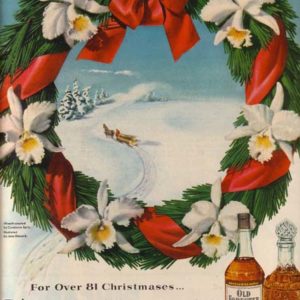 Old Forester Bourbon Whiskey Ad December 1951