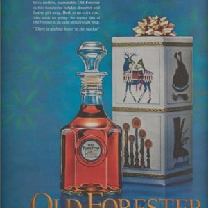 Old Forester Bourbon Whiskey Ad November 1964