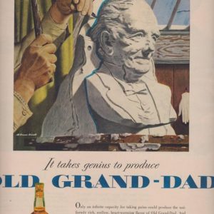 Old Grand-Dad Bourbon Whiskey Ad 1950