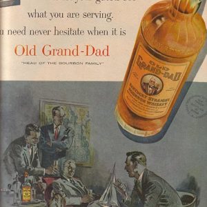 Old Grand-Dad Bourbon Whiskey Ad 1954