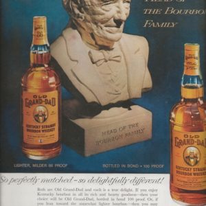 Old Grand-Dad Bourbon Whiskey Ad 1960